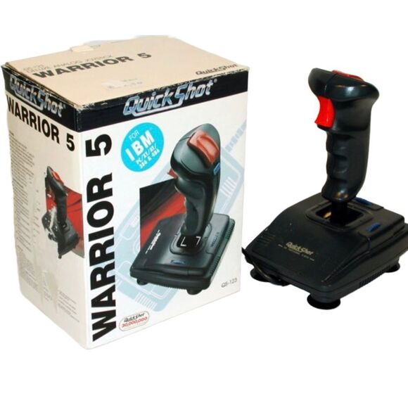 NIB QuickShot Warrior 5 QS-123A Deluxe Analog Joystick - Picture 1 of 16